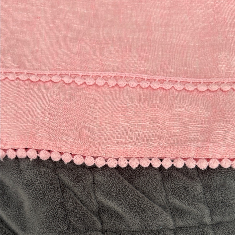 Tahari Pink Linen Women's Top - Picture 6 of 7